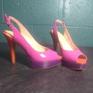 Nine West "iwant" sling back heels